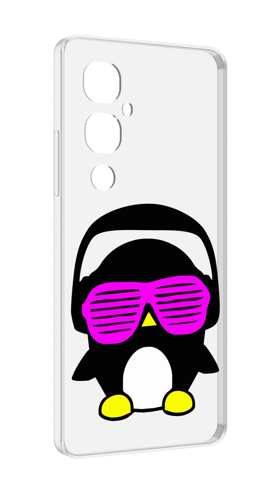 

Чехол MyPads пингвин для Tecno Pova 4 Pro, Прозрачный, Tocco