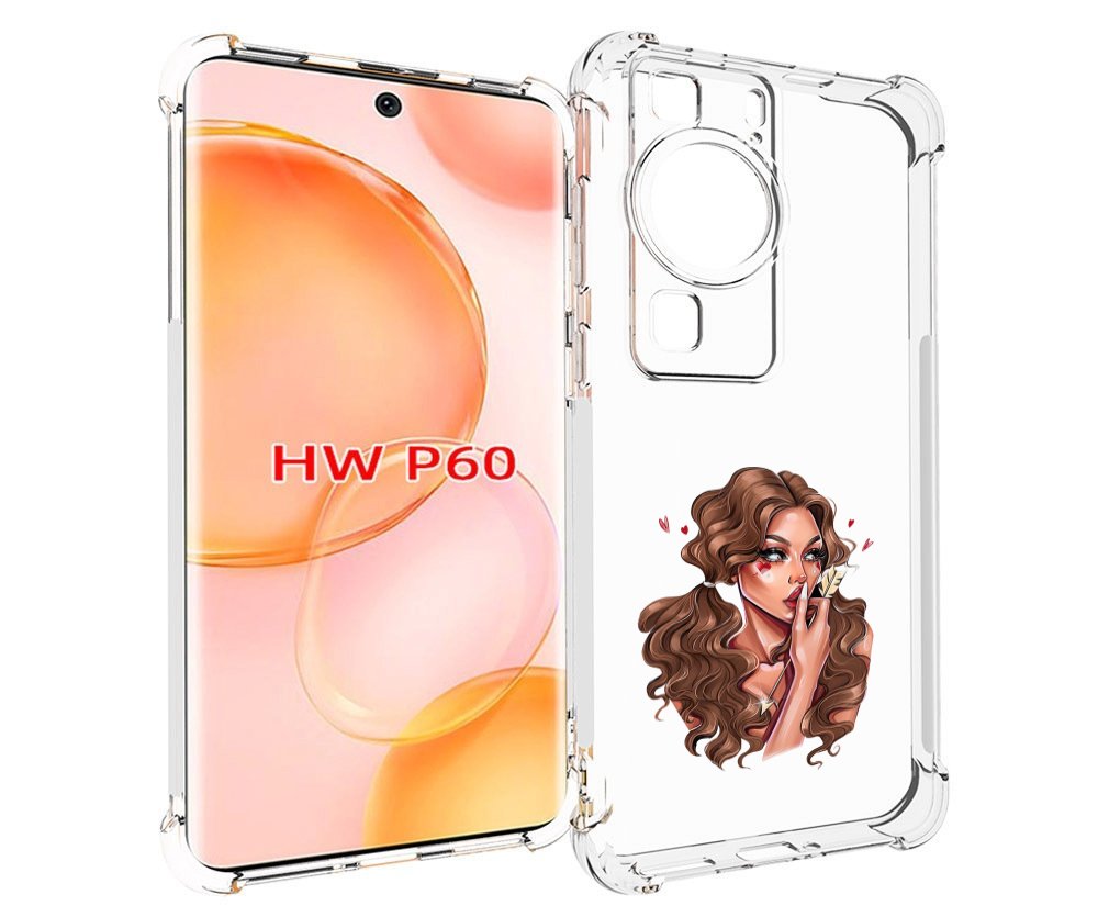 

Чехол MyPads девушка-со-стрелой женский для Huawei P60, Tocco