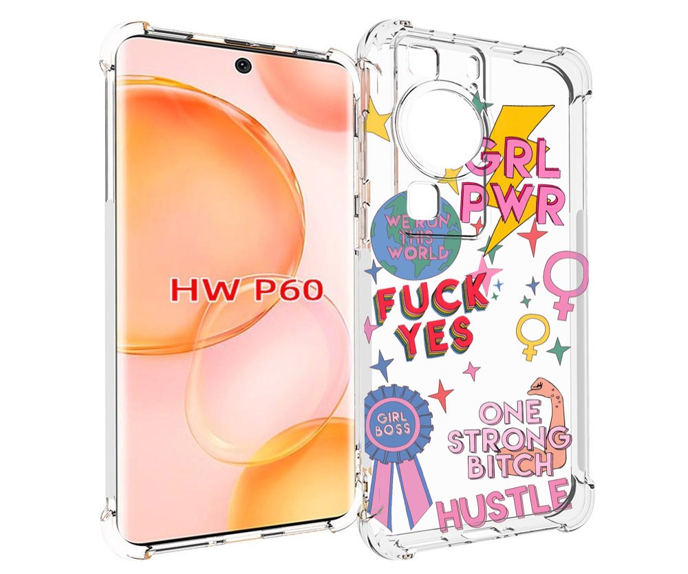 

Чехол MyPads девушки-боссы женский для Huawei P60, Tocco