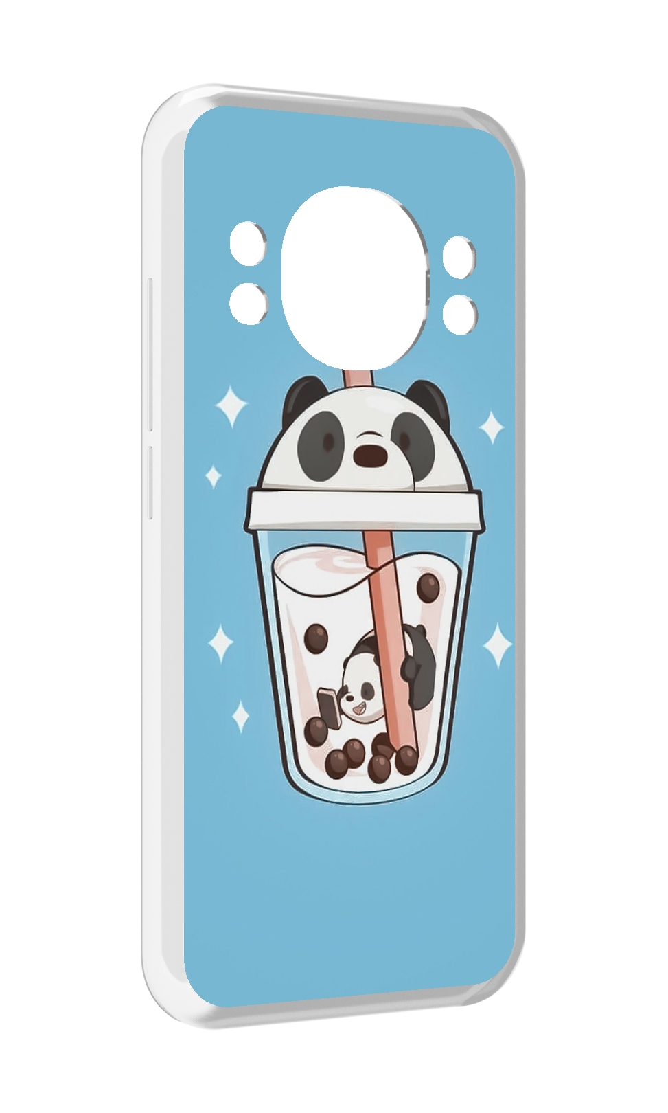 

Чехол MyPads Bubble tea для Doogee S98 / S98 Pro, Прозрачный, Tocco