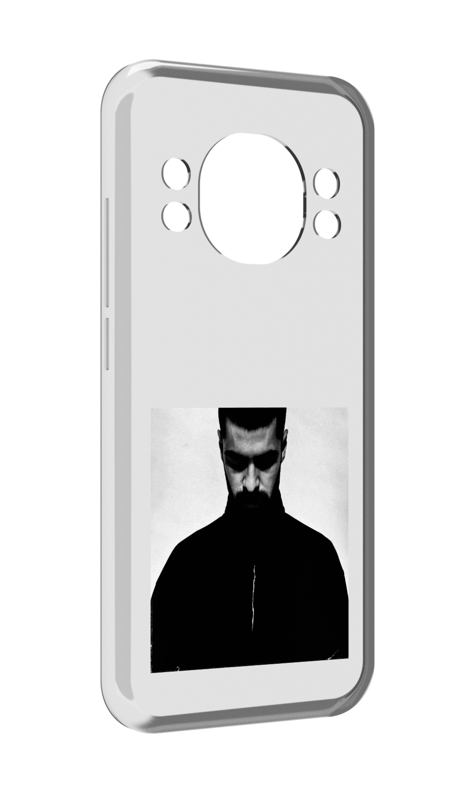 

Чехол MyPads Buster Keaton Miyagi мужской для Doogee S98 / S98 Pro, Прозрачный, Tocco