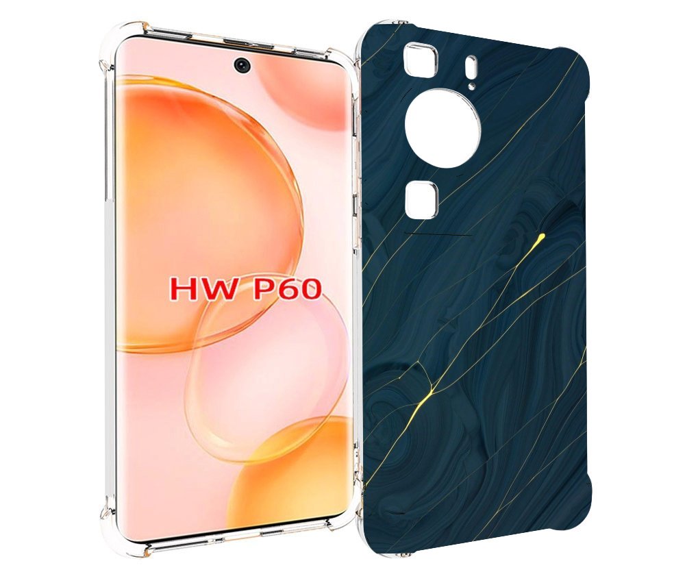 

Чехол MyPads дерево с золотыми трещинами для Huawei P60, Tocco