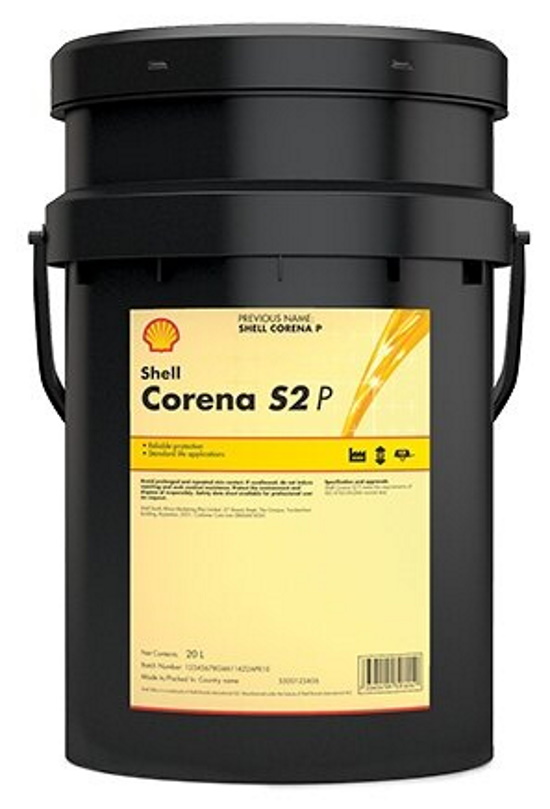 фото Масло компрессорное минеральное shell corena s2 p 150 20 л.