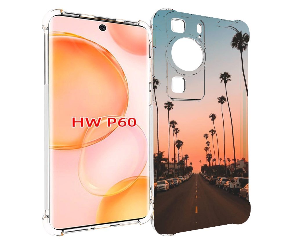 

Чехол MyPads дорога-с-закатом для Huawei P60, Tocco