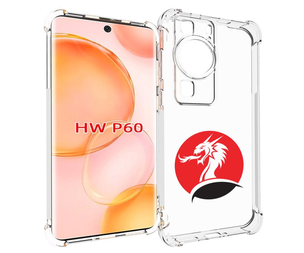 

Чехол MyPads дракон-рисунок для Huawei P60, Tocco