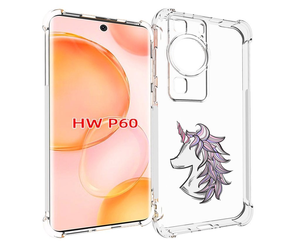 

Чехол MyPads единорог-рисунок для Huawei P60, Tocco