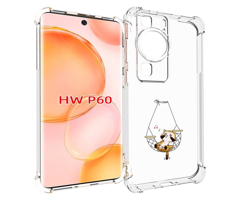 

Чехол MyPads енот-на-гамаке для Huawei P60, Tocco