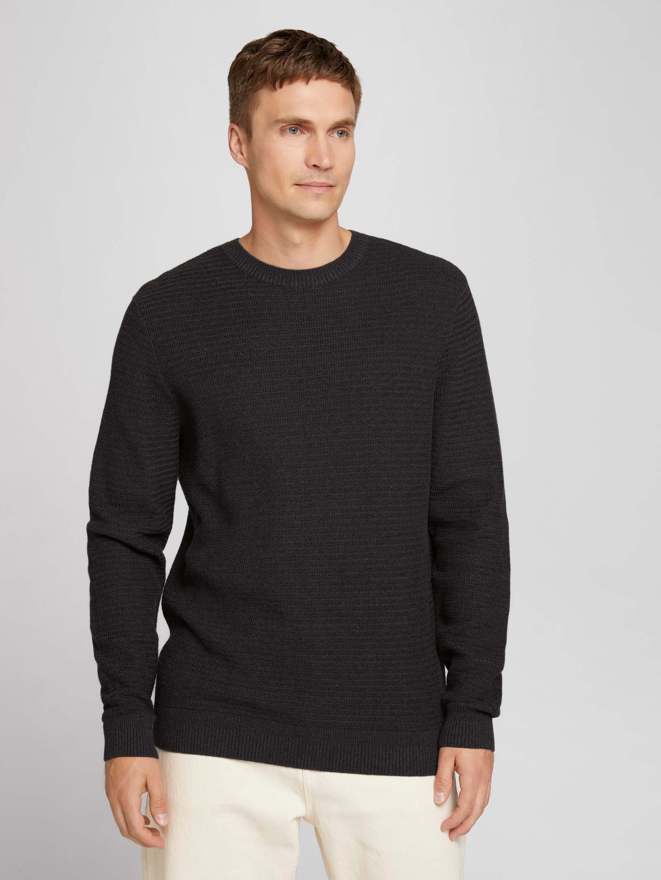 

Джемпер мужской TOM TAILOR 1026501 черный XL, 1026501