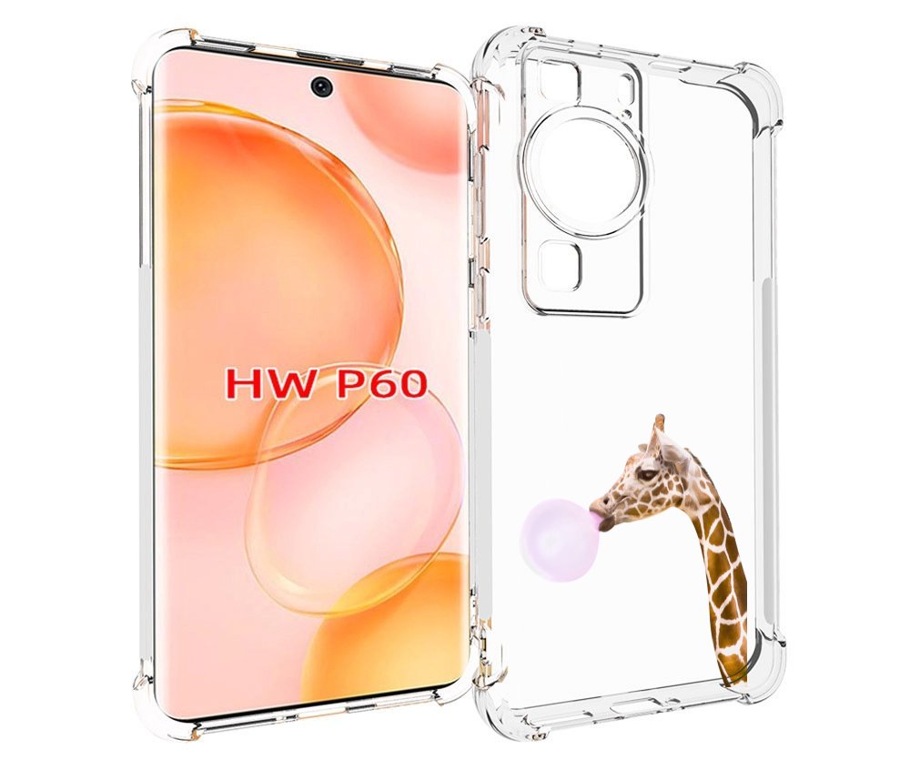 

Чехол MyPads жираф-с-жвачкой для Huawei P60, Tocco