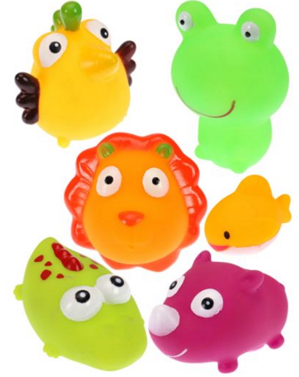 

Игрушки для купания Животные, 6 штук YAKO M0950, M0950