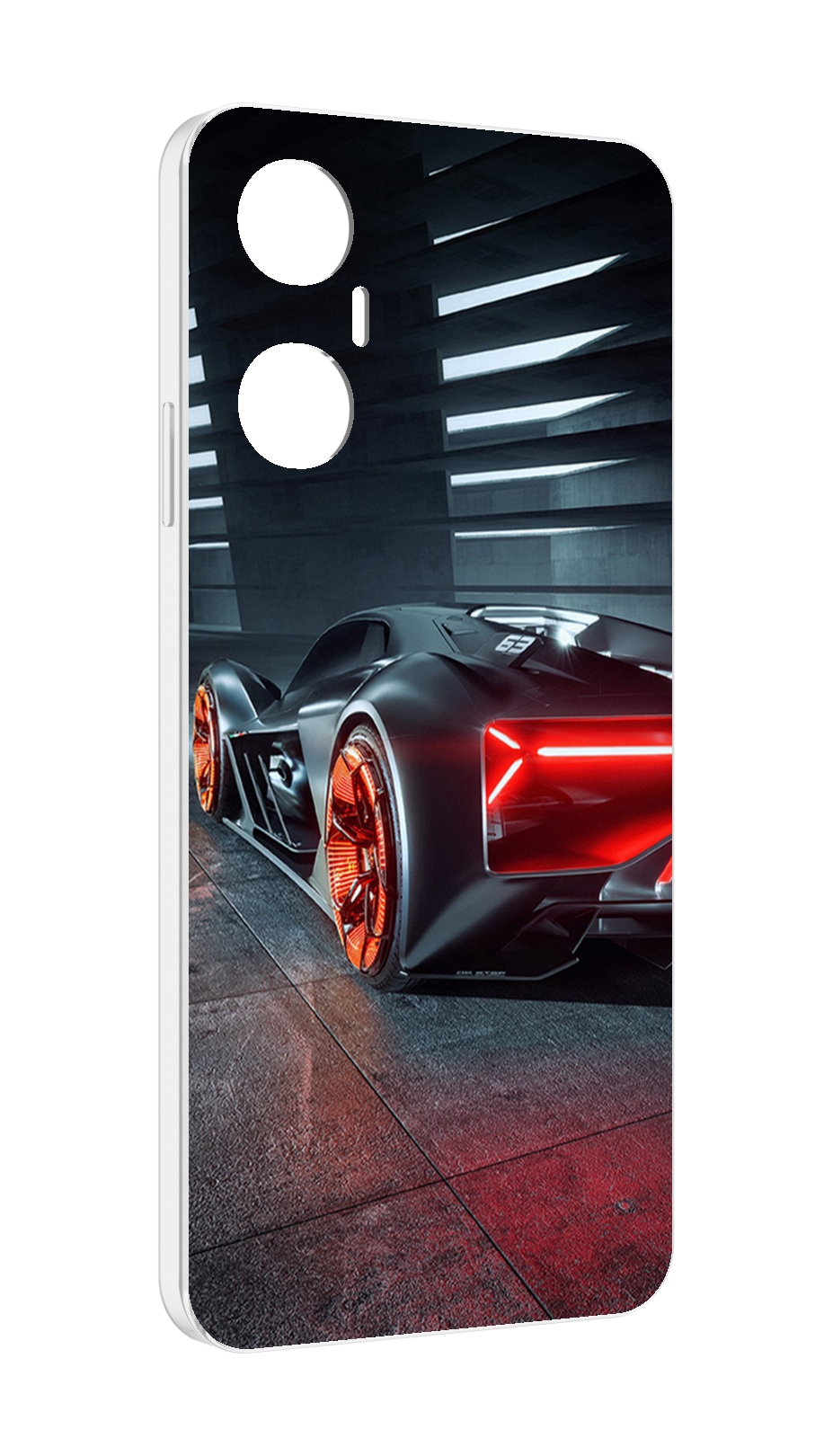 

Чехол MyPads Ночной-город мужской для Infinix Hot 20 5G, Прозрачный, Tocco