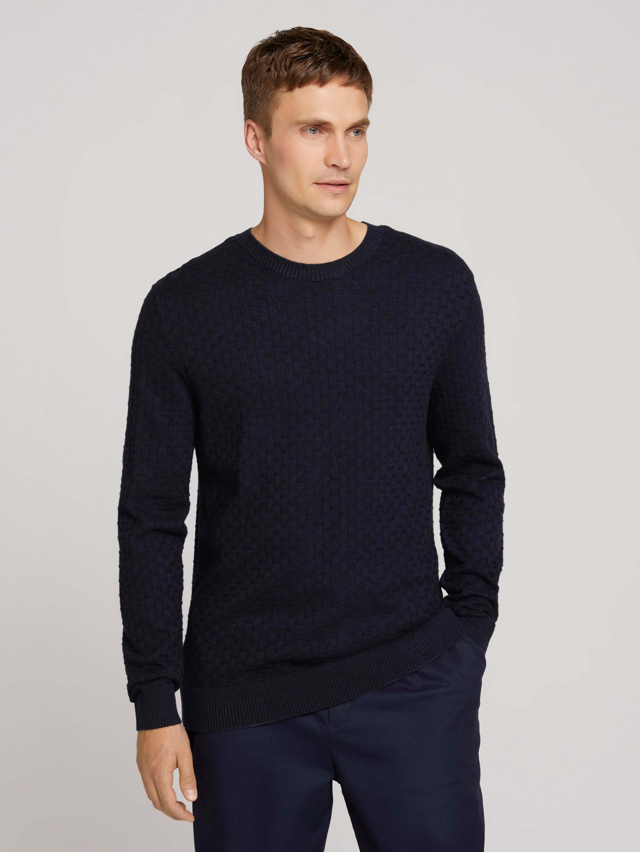 

Джемпер мужской TOM TAILOR 1026501 синий M, 1026501