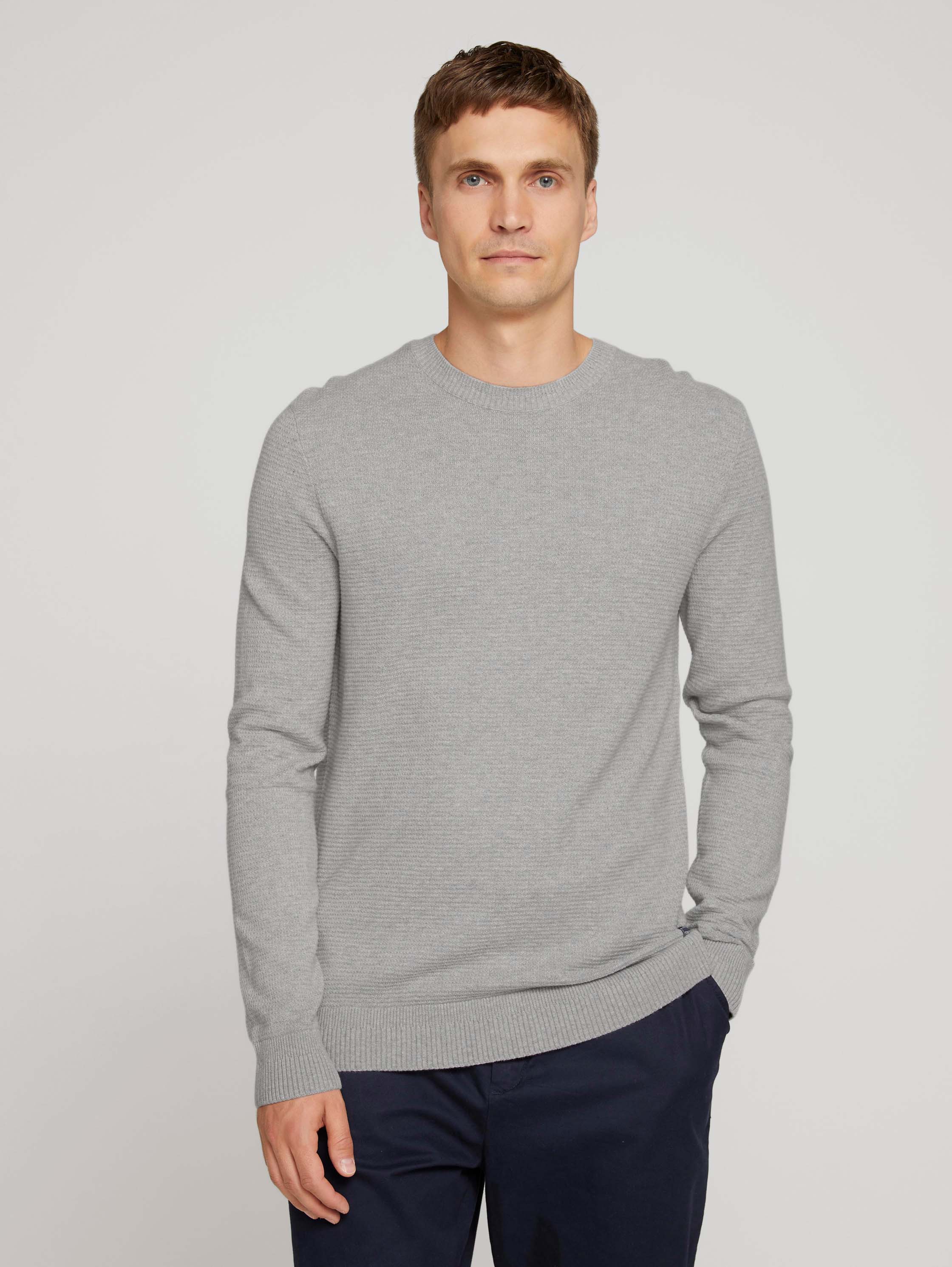 

Джемпер мужской TOM TAILOR 1026501 серый XXL, 1026501
