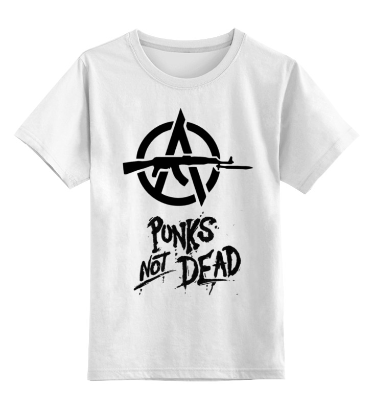 

Футболка детская Printio Punks not dead цв. белый р. 128, Punks not dead