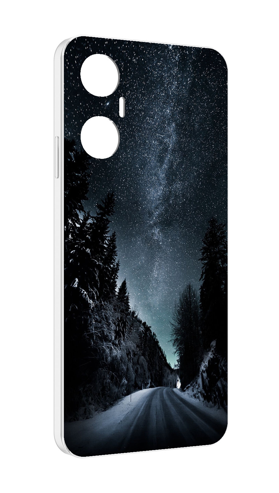 

Чехол MyPads Ночной-лес для Infinix Hot 20 5G, Прозрачный, Tocco
