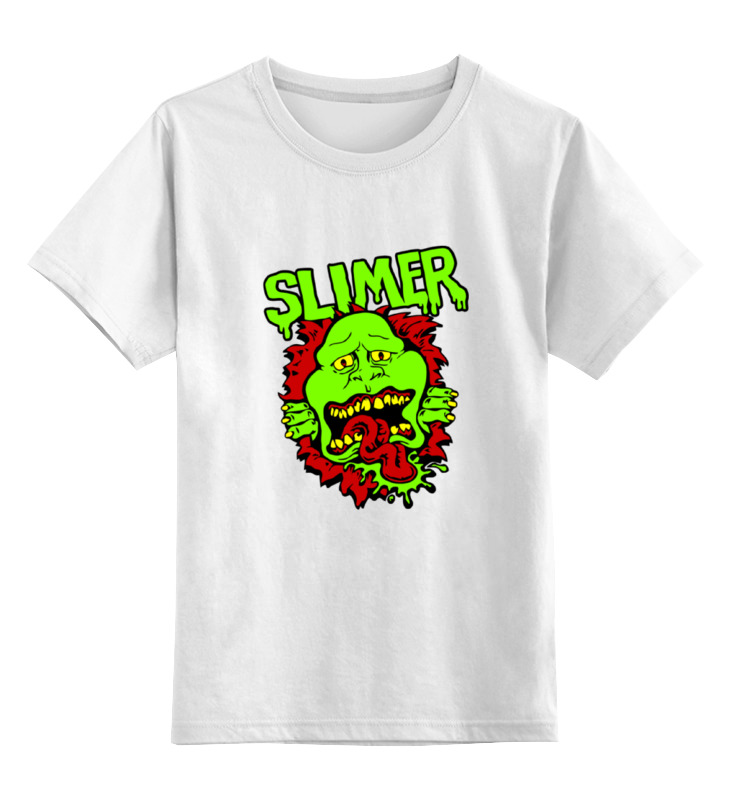 

Футболка детская Printio Лизун (slimer) цв. белый р. 128, Лизун (slimer)