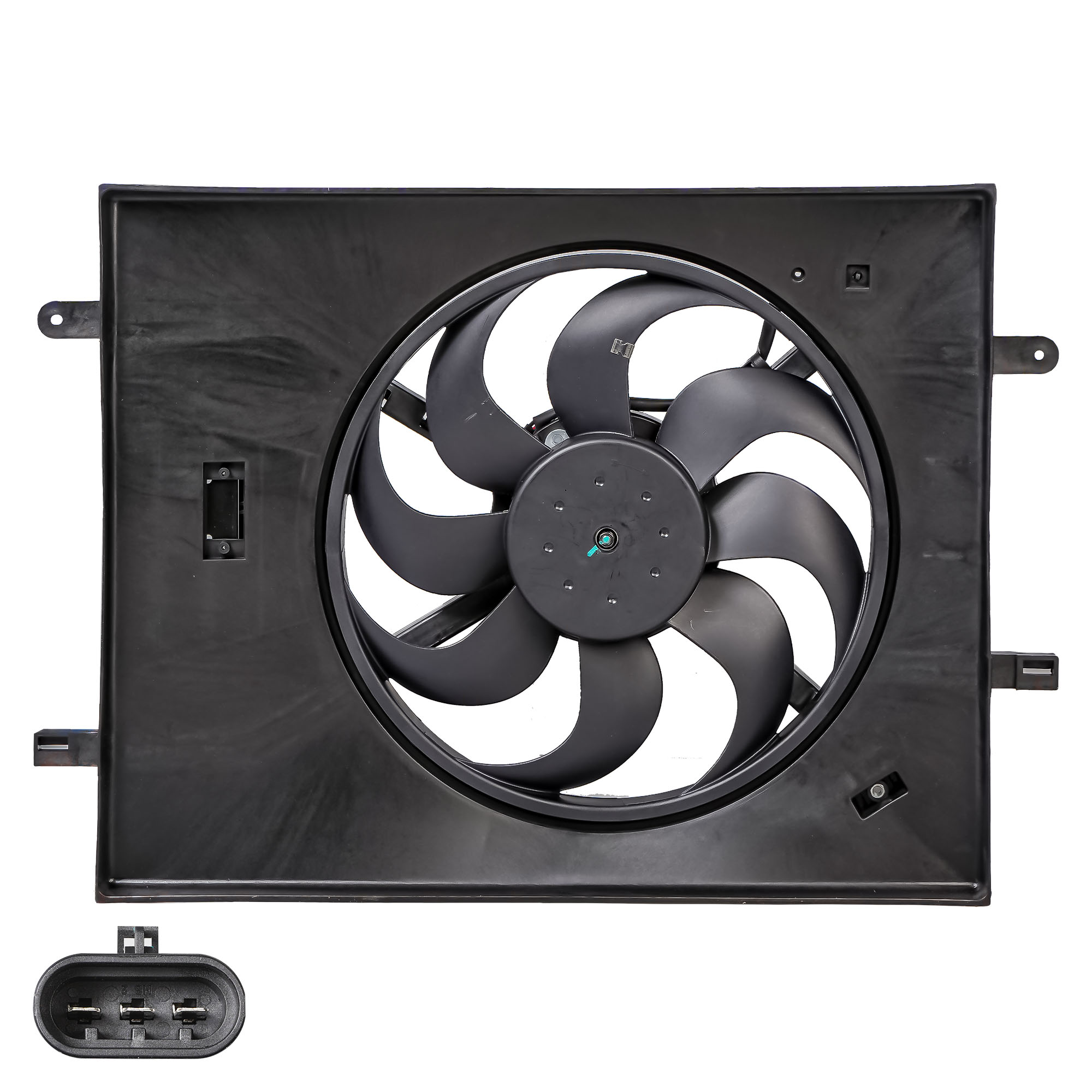 

Электровентилятор охлаждения для автомобилей Changan CS35 (13-) 1.6 (с кожухом и резисторо