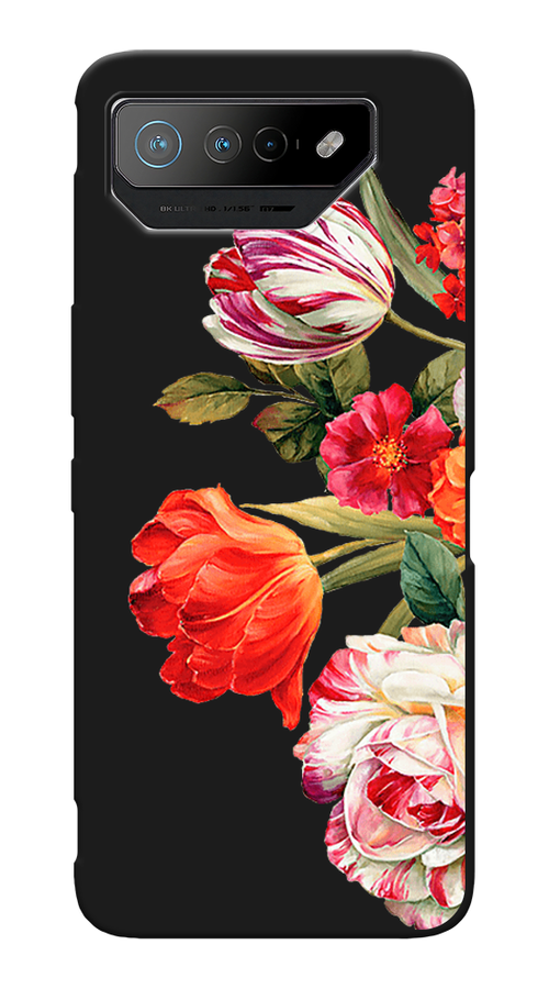 

Чехол Awog на Asus ROG Phone 7 "Весенний букет", Красный;розовый;зеленый, 45052-1