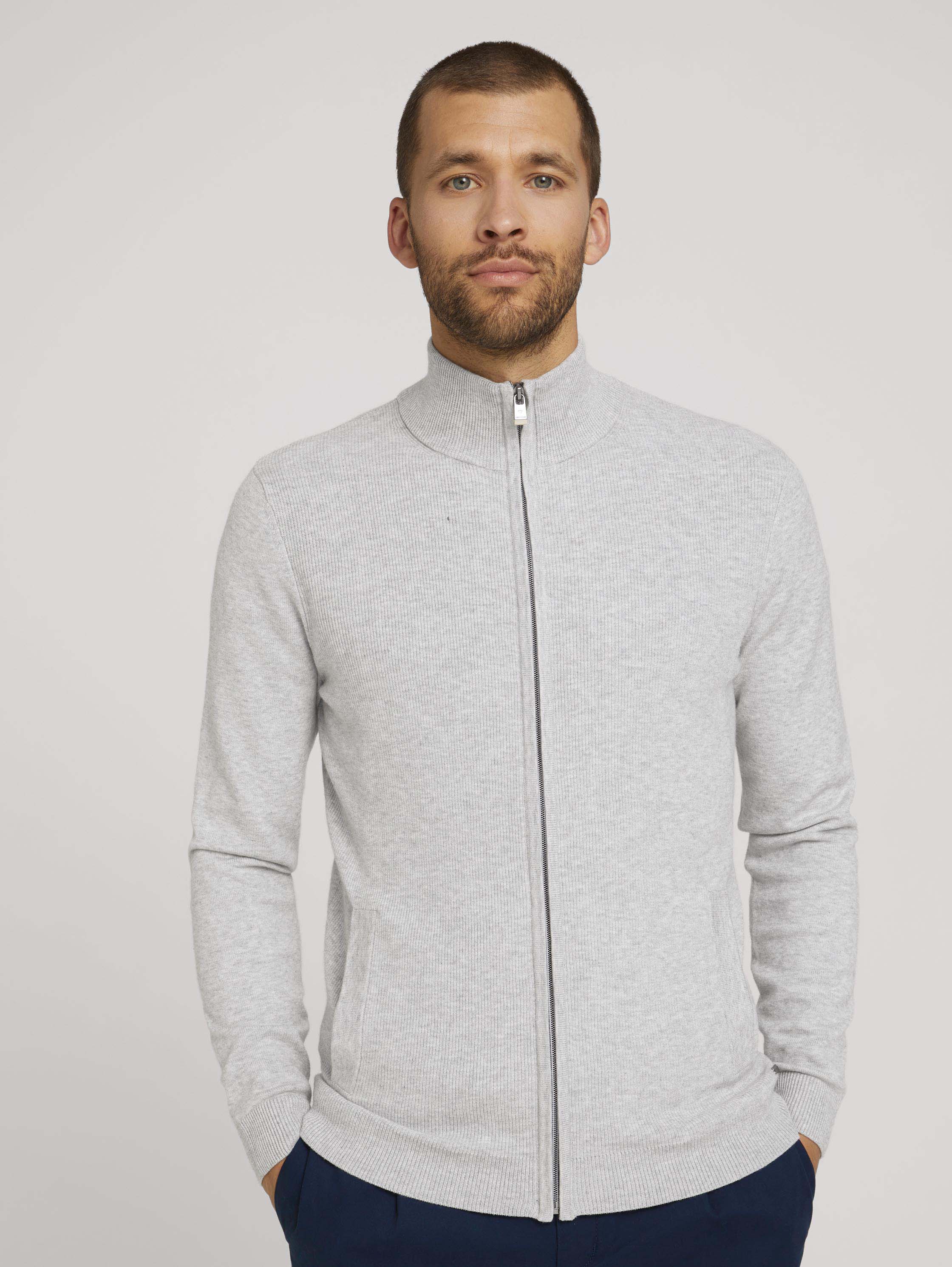 

Кардиган мужской TOM TAILOR 1028159 серый XL, 1028159