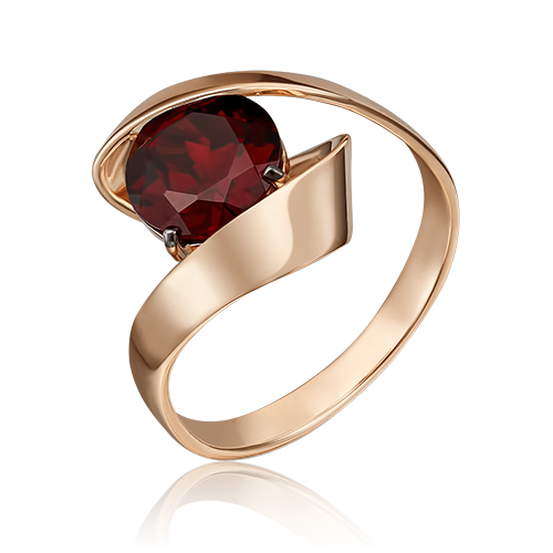 

Кольцо из золота р. 17,5 PLATINA jewelry 01-5430-00-204-1110-46, гранат, 01-5430-00-204-1110-46