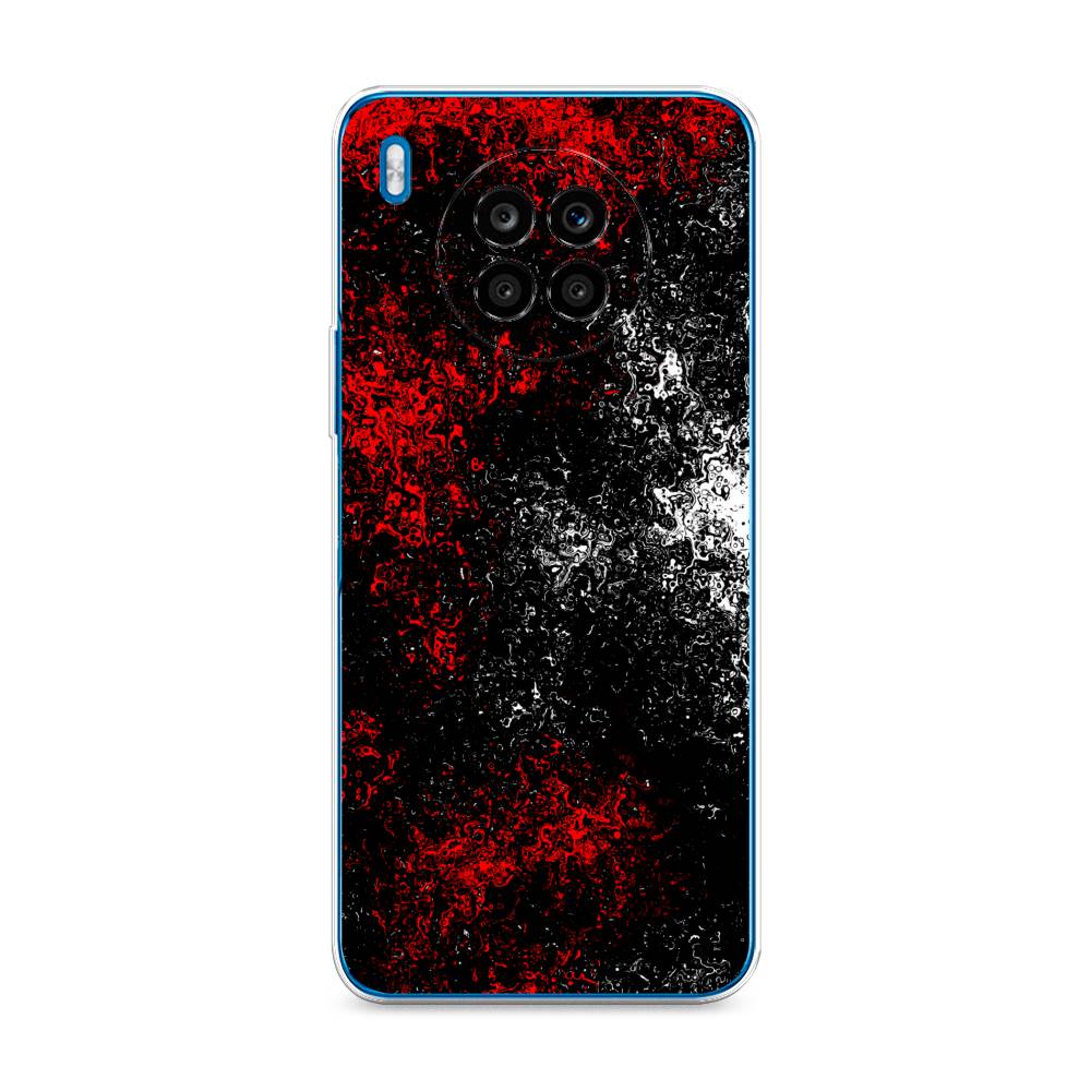 

Чехол на Huawei Nova 8i "Монотипия", Красный;черный;белый, 6106450-3