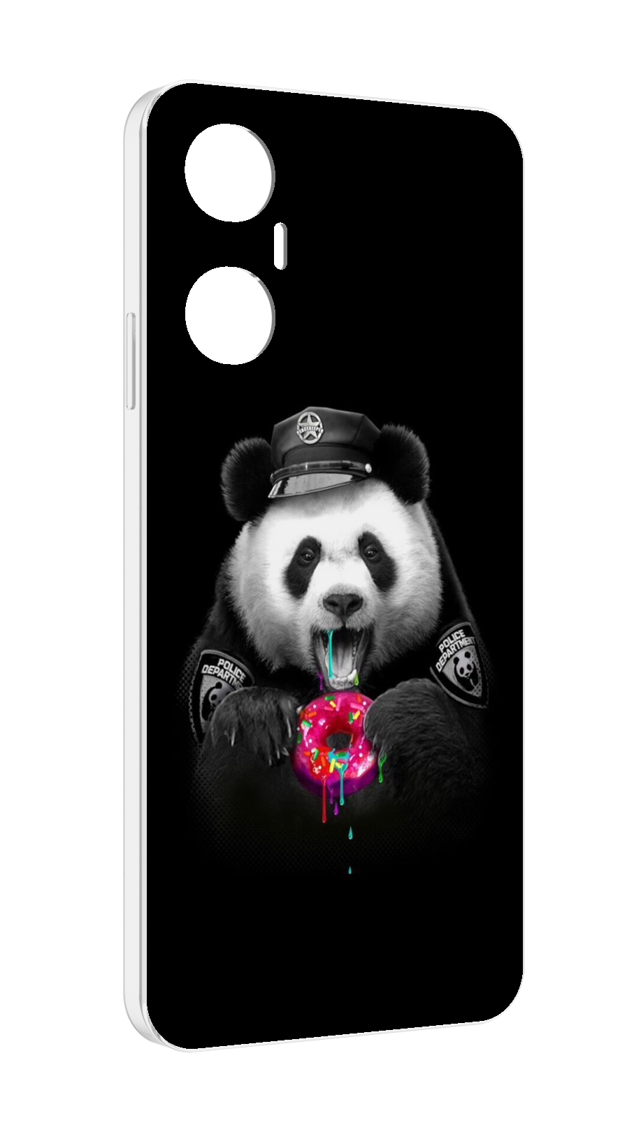 

Чехол MyPads Панда-с-пончиком для Infinix Hot 20 5G, Прозрачный, Tocco