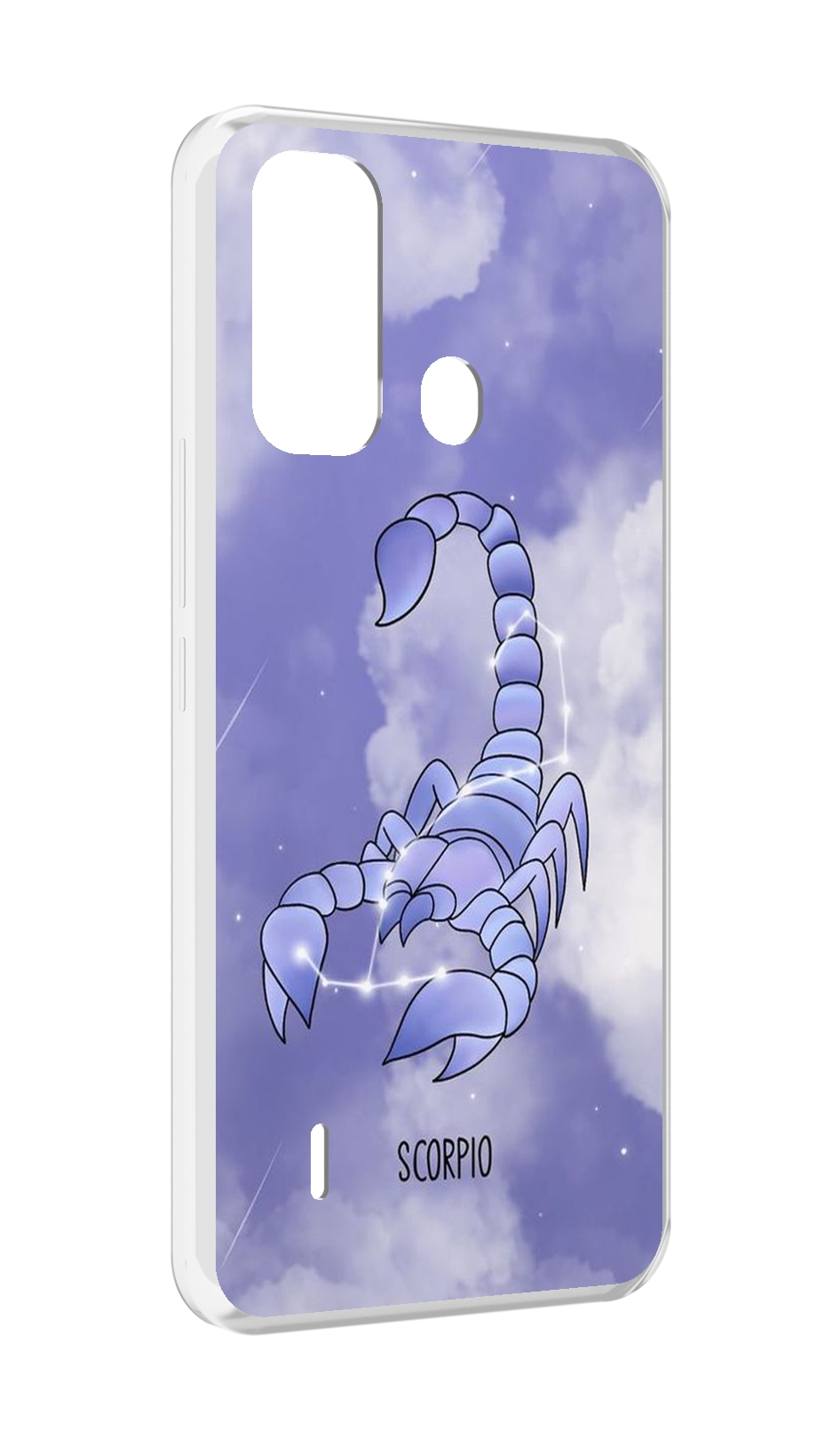 

Чехол MyPads знак зодиака скорпион 2 для ITEL A49 / A58 / A58 Pro, Прозрачный, Tocco