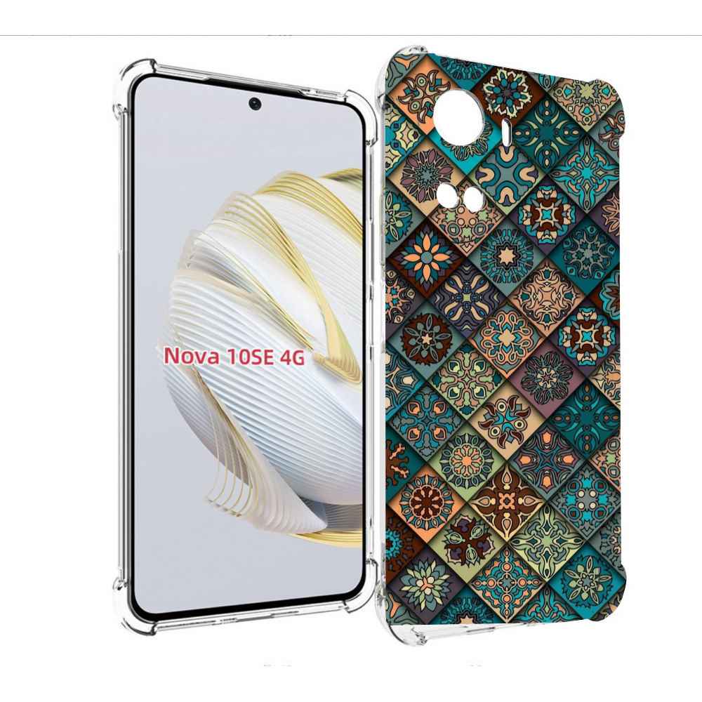 

Чехол MyPads ячейки с арнаментами для Huawei Nova 10 SE, Прозрачный, Tocco