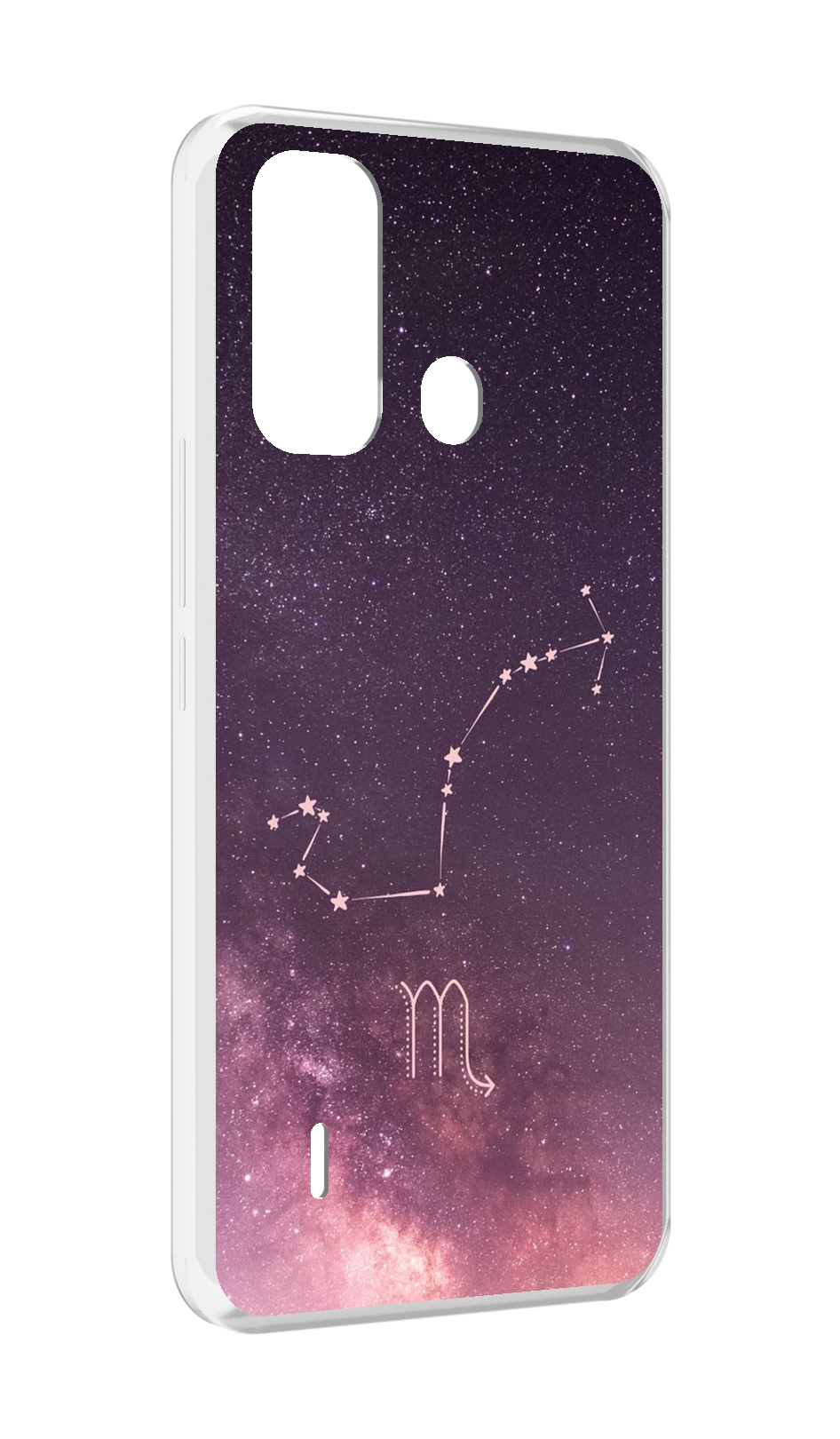 

Чехол MyPads знак зодиака скорпион 4 для ITEL A49 / A58 / A58 Pro, Прозрачный, Tocco