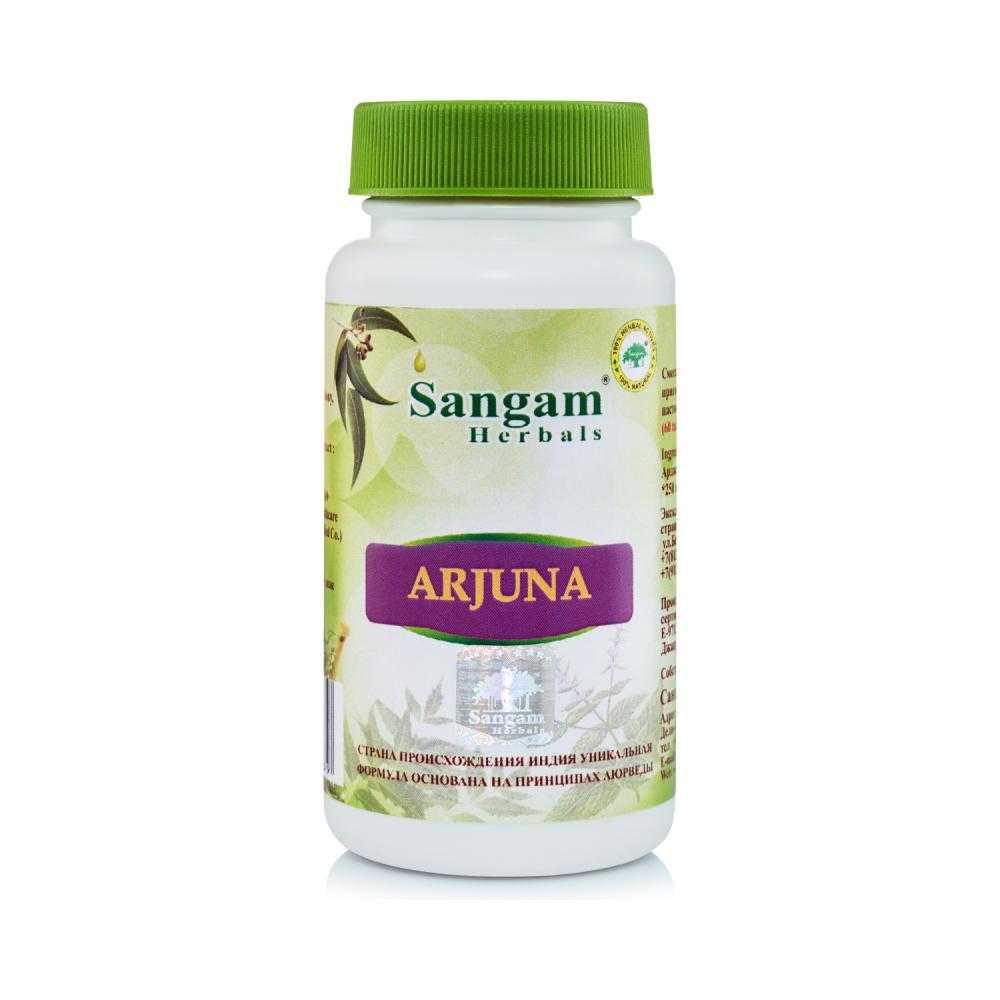 

Арджуна чурна Sangam Herbals таблетки 60 шт. по 750 мг