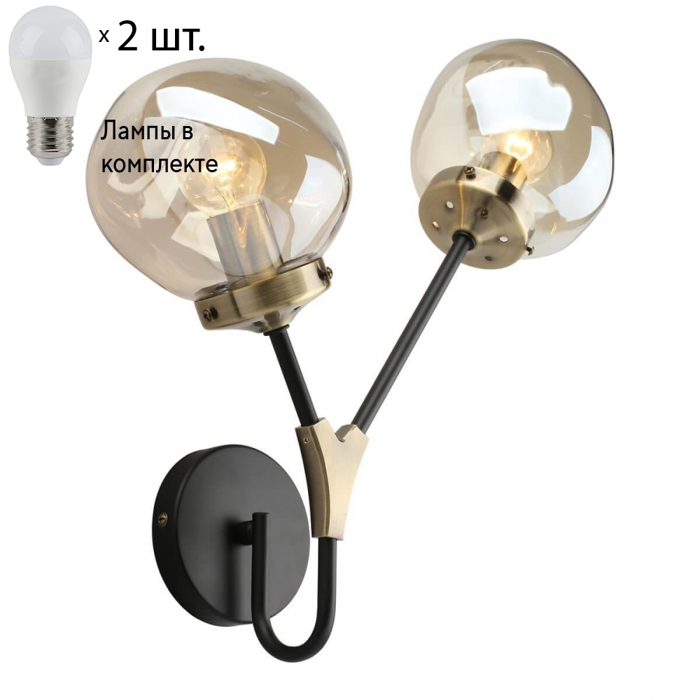 

Бра с лампочками Omnilux OML-95101-02+Lamps