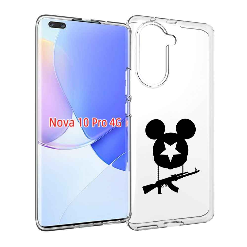 Чехол MyPads АК Микки для Huawei Nova 10 Pro противоударный