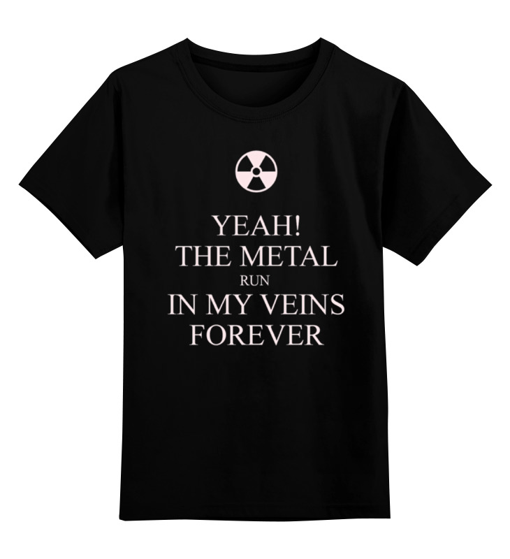 

Футболка детская Printio Heavy metal art цв. черный р. 128, Heavy metal art