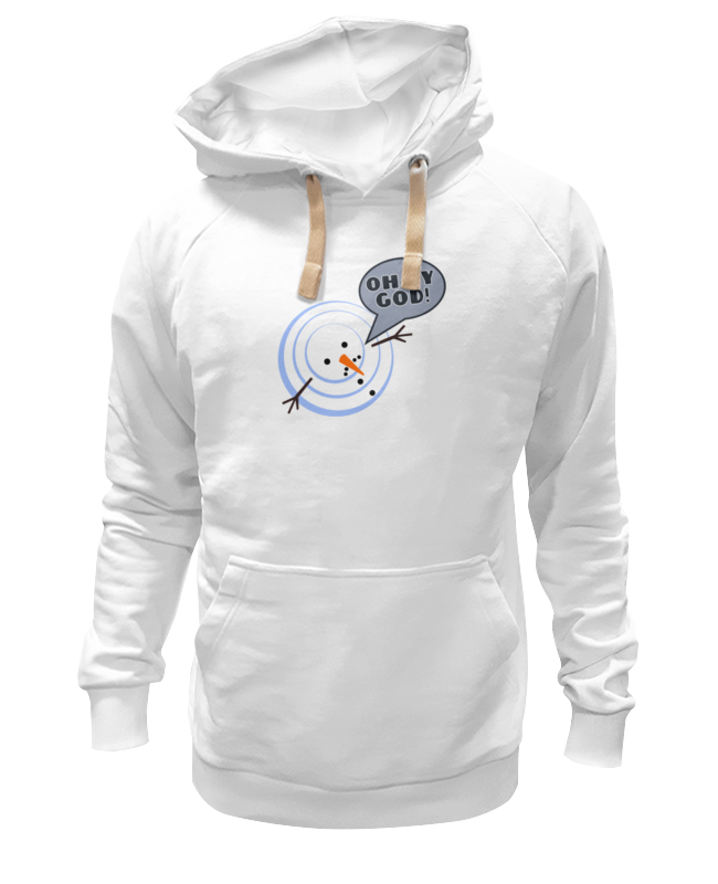 

Худи унисекс Printio Снеговик белое 3XL, Белый, Снеговик