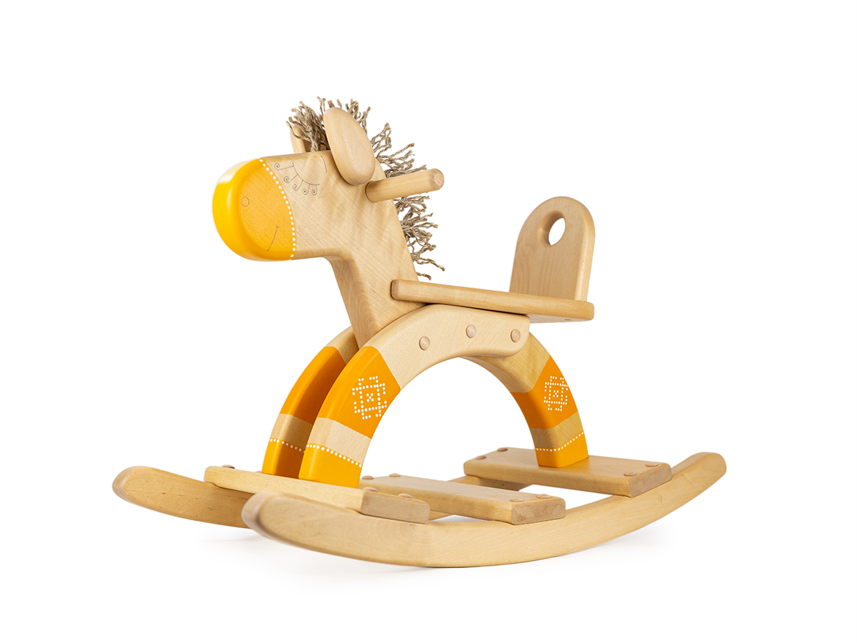 

Детская качалка WOODYCREW (размер S) деревянная лошадка Dorothy из берёзы, лошадка качалка Dorothy S