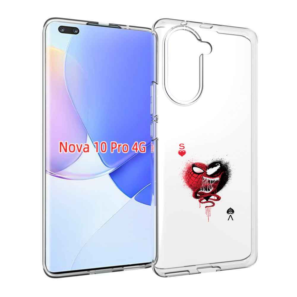 Чехол MyPads Веном для Huawei Nova 10 Pro противоударный