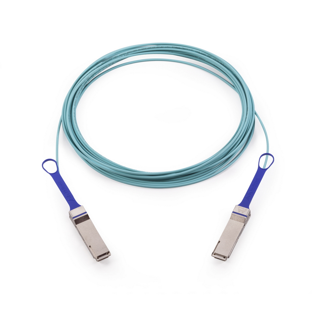 Кабель Mellanox QSFP - QSFP вилка-вилка 5м (MFA1A00-C005) зеленый