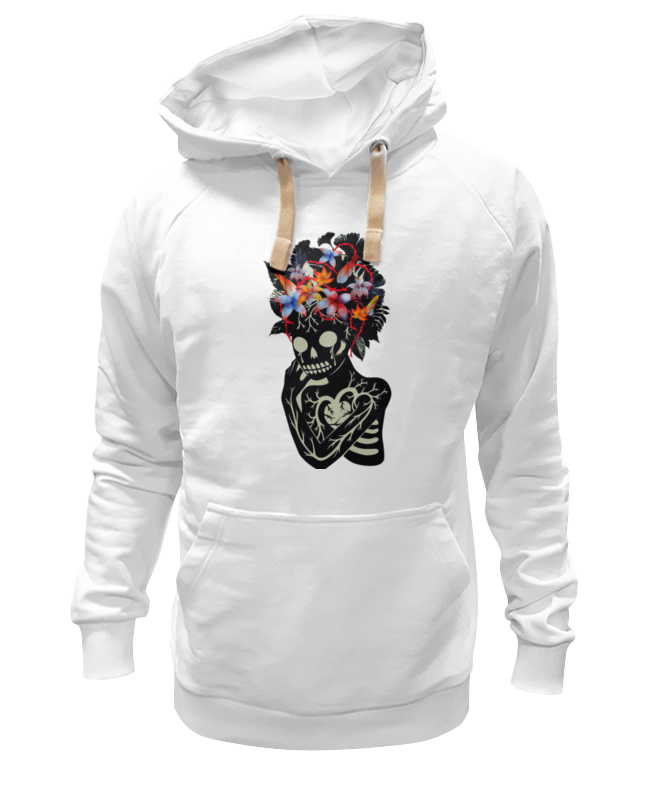 

Худи унисекс Printio Skull art белое 3XL, Белый, Skull art