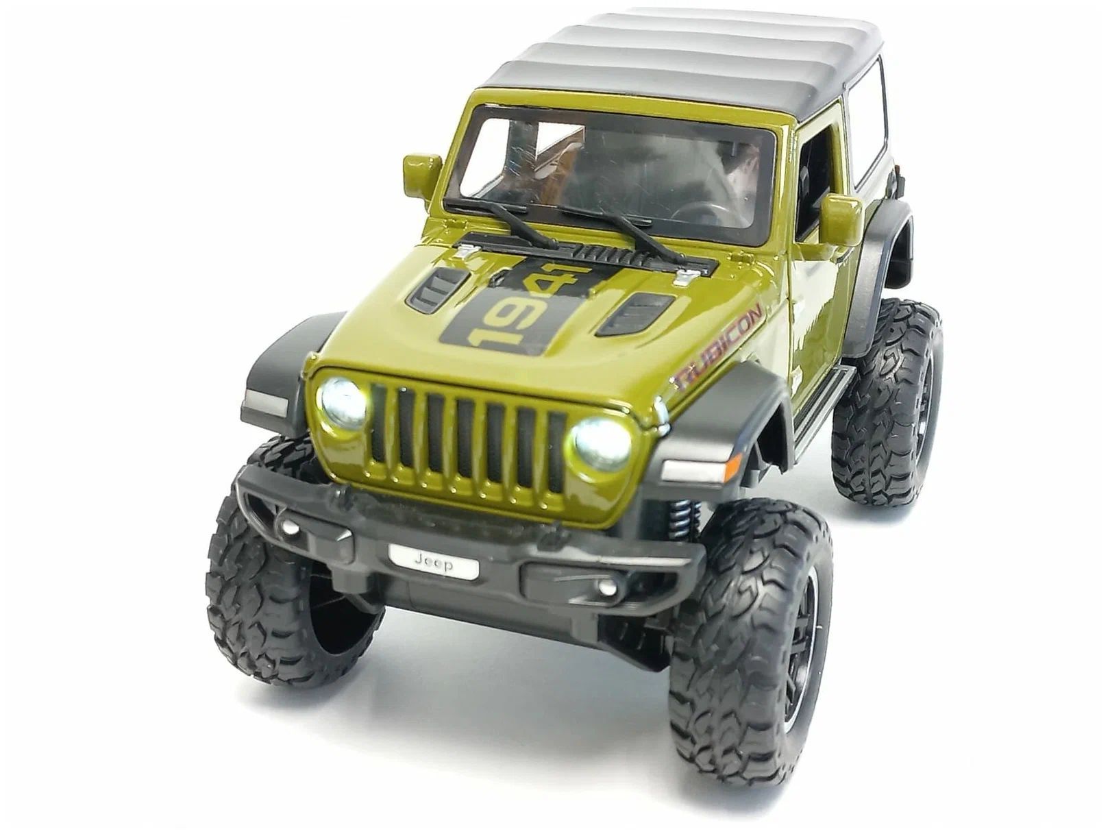 Машинка металлическая Элемент Jeep wrangler 1:24 msz 1 32 jeep wrangler white alloy car model children s toy car die casting boy collection gift pull back function