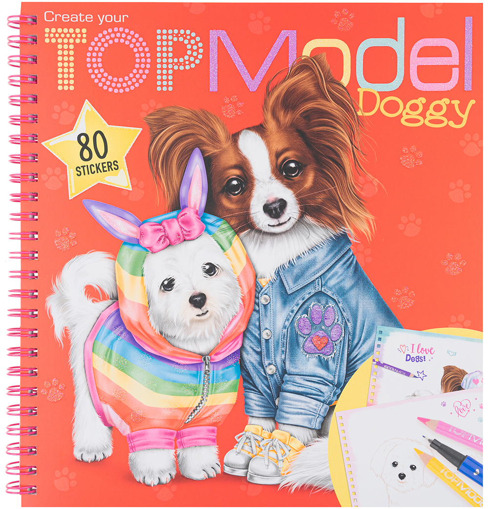 

Альбом для раскрашивания Depesche Собачки TOPModel Create Your Doggy (0411503/0011503)