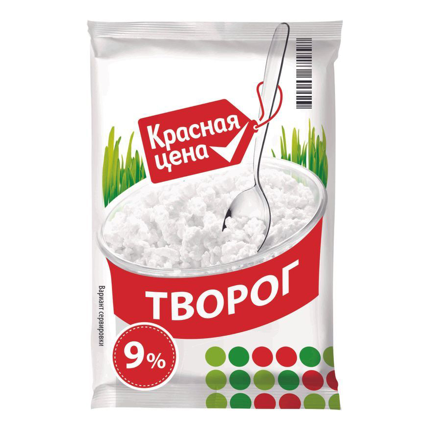 

Творог Красная цена 9% 180 г