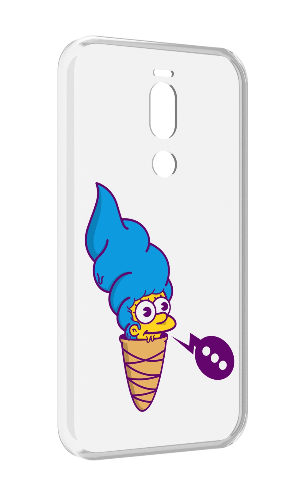 

Чехол Mypads Мардж-Рожок Для Meizu X8, Прозрачный, Tocco