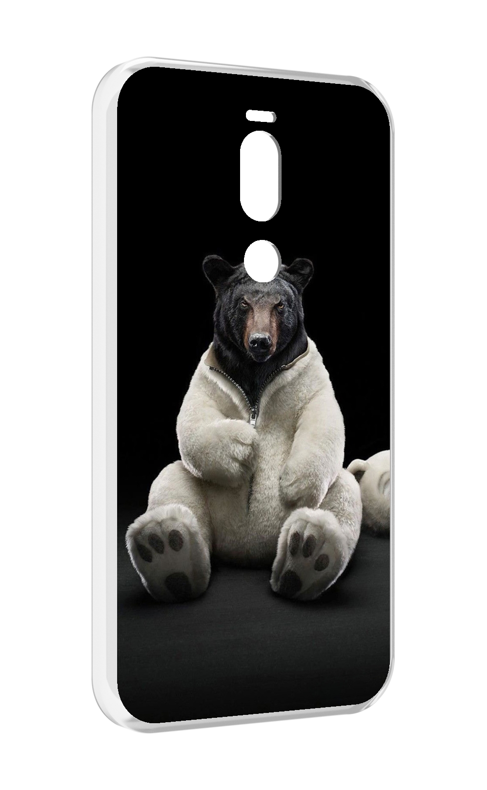 

Чехол Mypads Медведь-Бурый-Белый Для Meizu X8, Прозрачный, Tocco