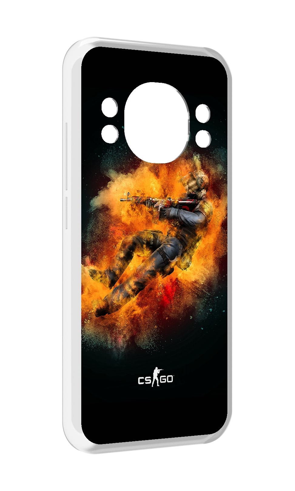 

Чехол MyPads CS-go-Контр-террорист мужской для Doogee S98 / S98 Pro, Прозрачный, Tocco
