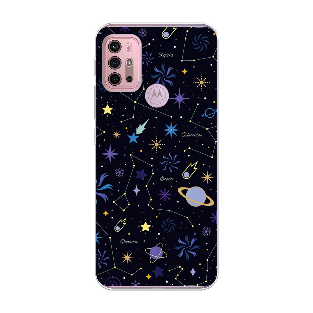 

Чехол на Lenovo K13 Note "Цветной космос", Желтый, 242350-2