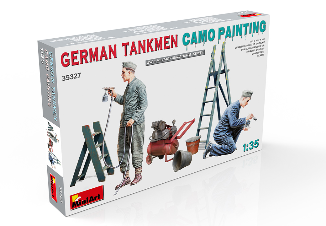 

Сборная модель MiniArt 1/35 Немецкие Танкисты Красящие Камуфляж 35327