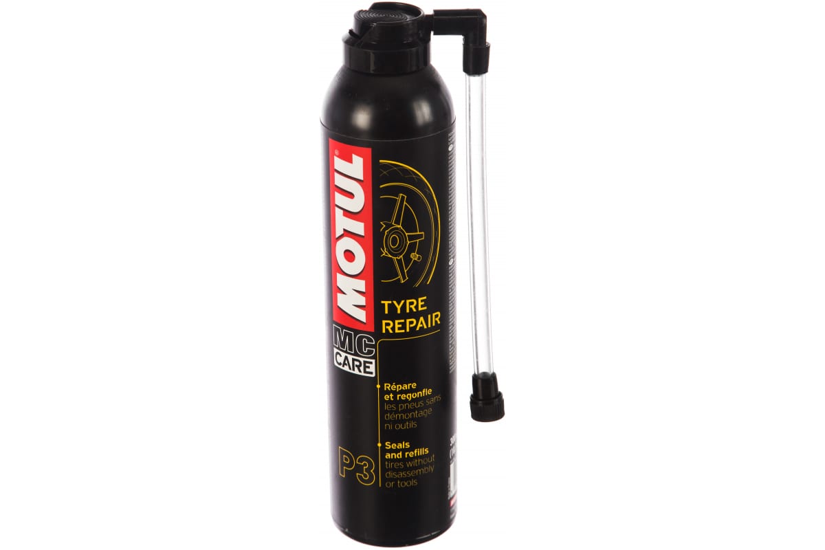 фото Герметик шин motul 102990 р3 tyre repair /300ml/-латексный для мото, шт