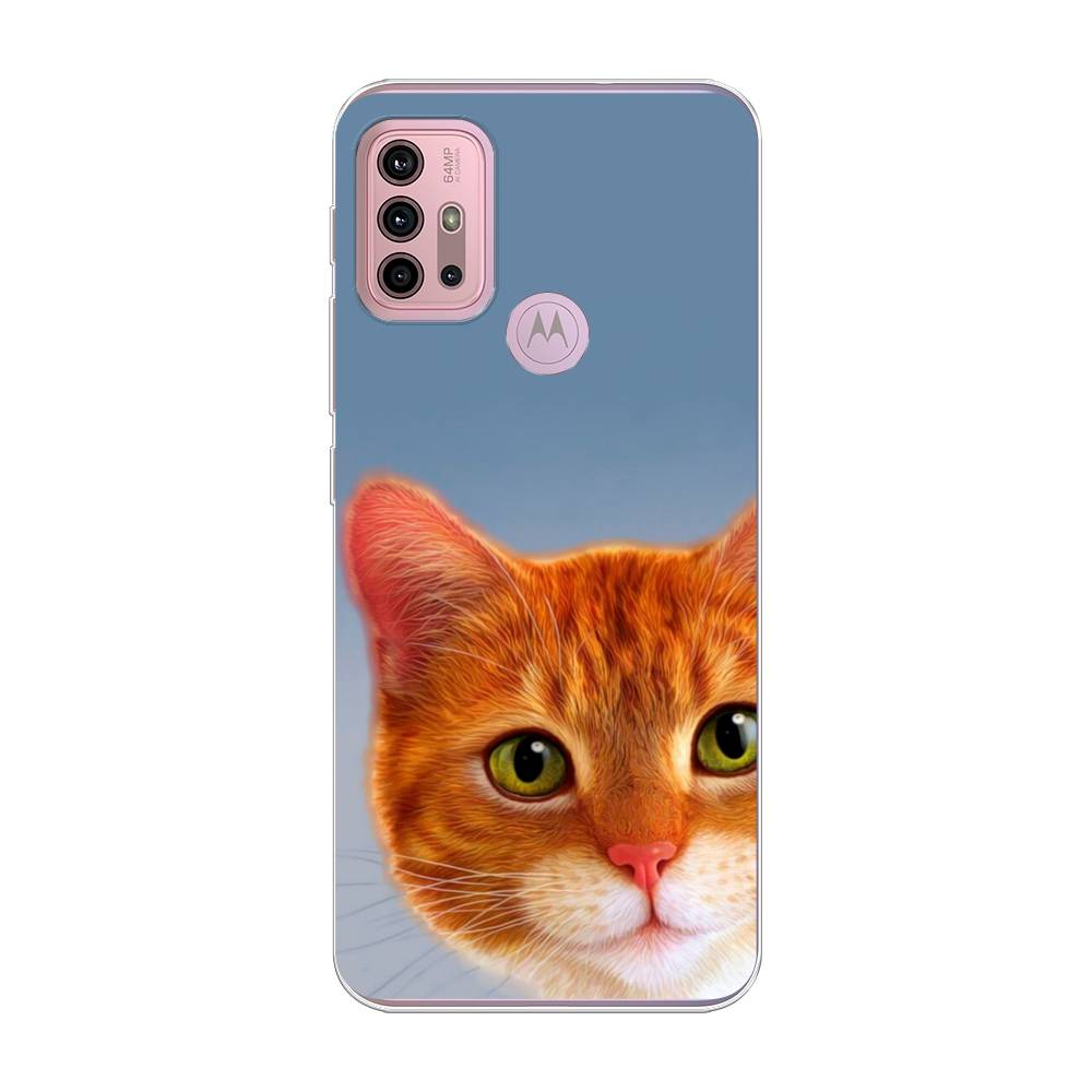 

Чехол на Lenovo K13 Note "Любопытный котик", Коричневый, 242350-1