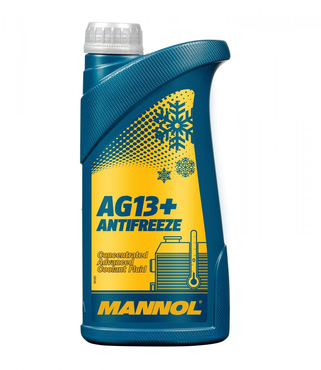 фото Концентрат охлаждающей жидкости 4114 mannol antifreeze advanced ag13+ 1 л. желтый