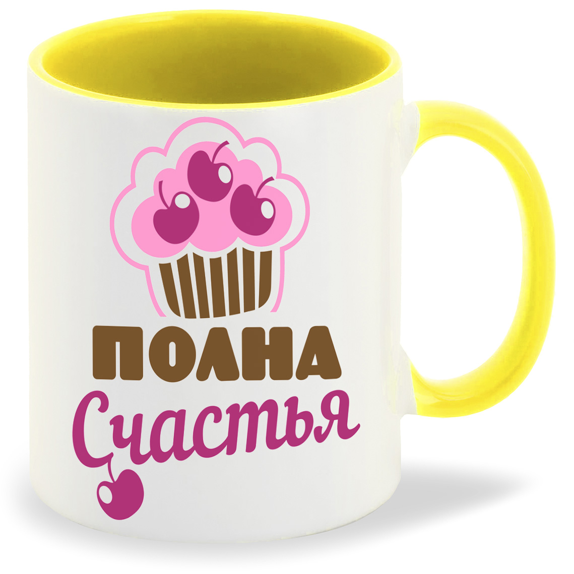 

Кружка CoolPodarok Полна счастья